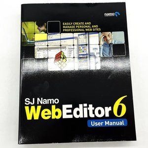 2004 SJ Namo Web Editor 6 User Manual Book Computers Internet Website Design